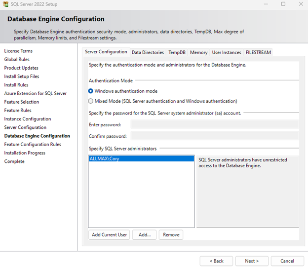 Installing and Configuring Microsoft SQL Server 2022 Express